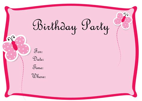 Free Birthday Invitations To Print | Drevio Invitations Design