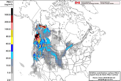 This map shows how smoke from BC wildfires is spreading across Canada | News