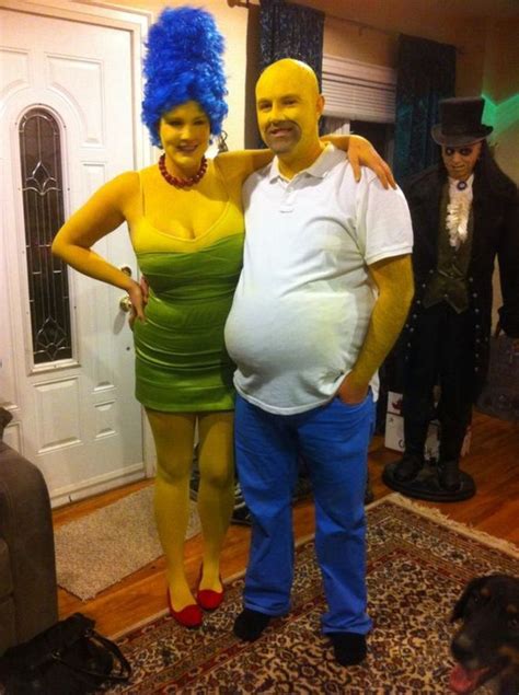 Homer And Marge Simpson Diy Halloween Costume Marge Simpson Costume ...