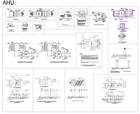 Air Handling Unit Control System CAD Drawing - Cadbull