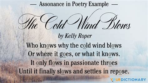 Examples of Assonance in Poetry | YourDictionary