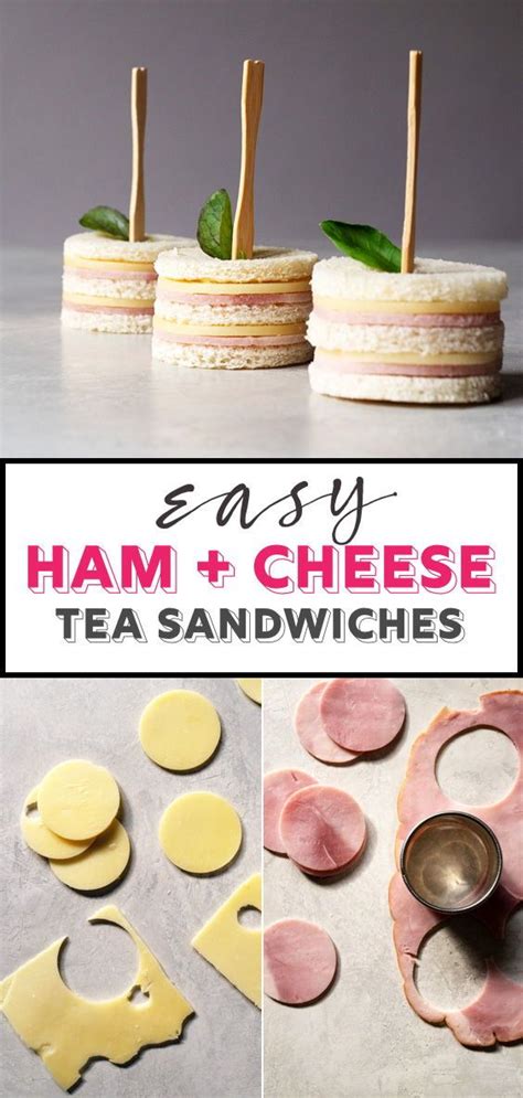 Easy ham cheese tea sandwiches – Artofit