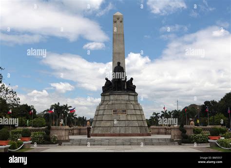 The Rizal Monument, dedicated to national hero Dr Jose Rizal in Rizal ...