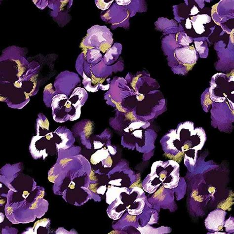 PN Black/purple fabric | Quilting Fabric Online