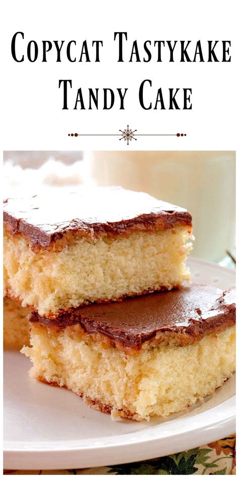 Copycat TastyKake Tandy Cake | Tandy cake, Cake recipes, Desserts