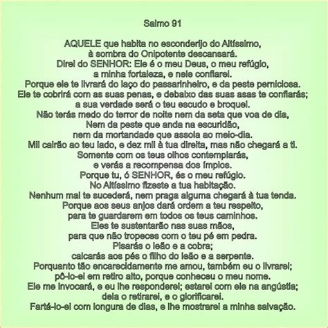 Salmo 90 catolico - Imagui