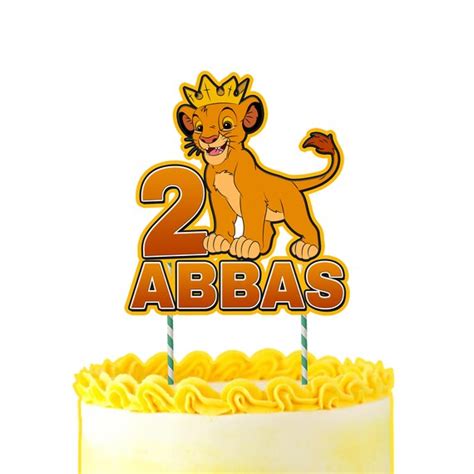 LION KING CAKE Topper - Etsy