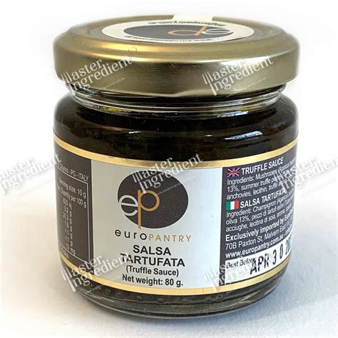 Black Truffle Sauce (80g) with 8% Black Truffle – Master Ingredient ...