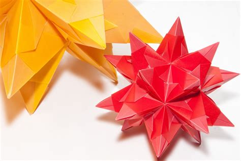 Free Images : wheel, star, flower, petal, red, small, object, yellow, maple leaf, symmetry, fold ...