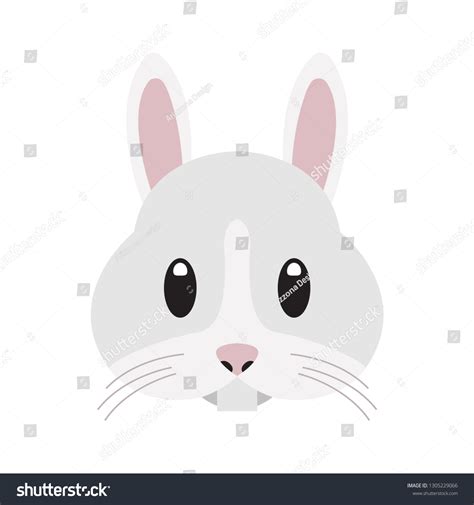 Bunny Emoji Vector Stock Vector (Royalty Free) 1305229066 | Shutterstock