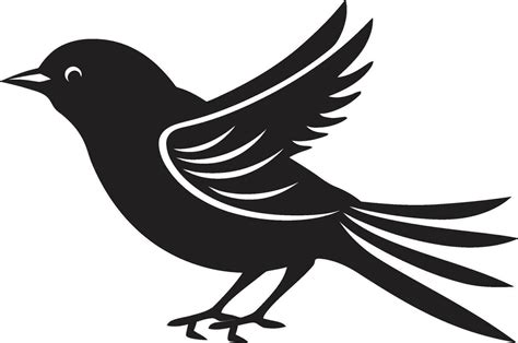 Blackbird Vector Logo Contemporary Bird Icon 33076034 Vector Art at Vecteezy