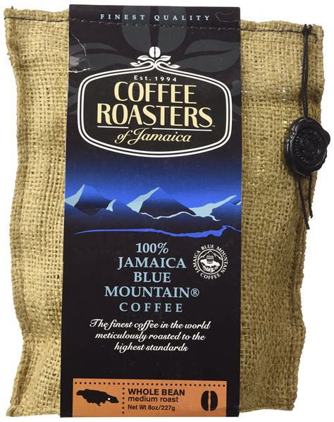 Blue Mountain Coffee 100% Jamaica Roasted Whole Beans - Buy Online in ...