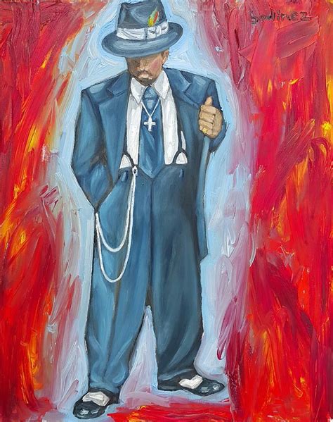 Pachuco Passion Painting by Ivan Godinez