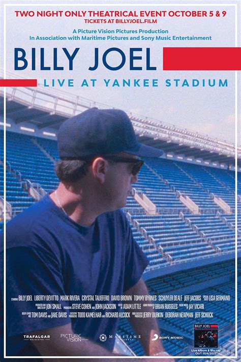 Billy Joel 'Live At Yankee Stadium' In Theaters Tonight & Oct. 9 ...