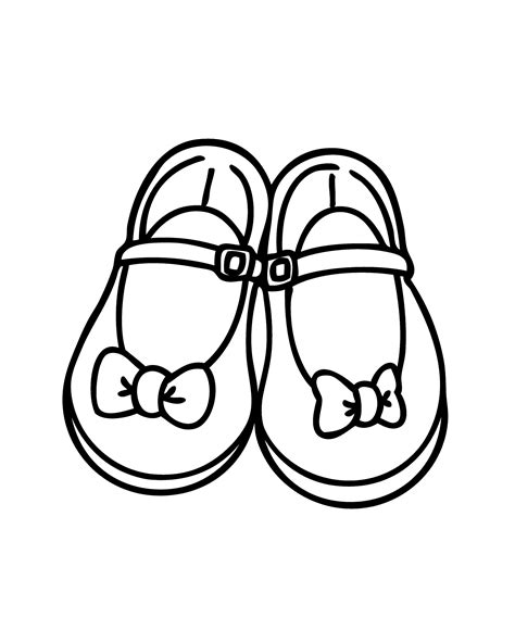 Shoes Coloring Pages - Best Coloring Pages For Kids