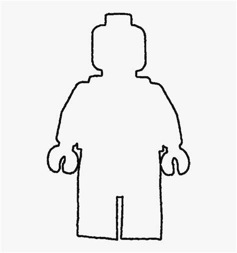 Person Outline Printable - Lego Person Outline Transparent PNG ...