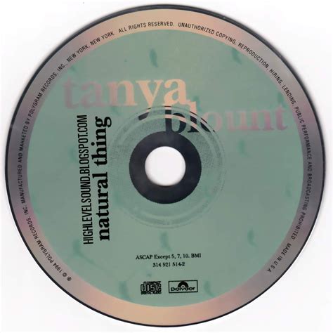 highest level of music: Tanya Blount-Natural Thing-(Retail)-1994-hlm