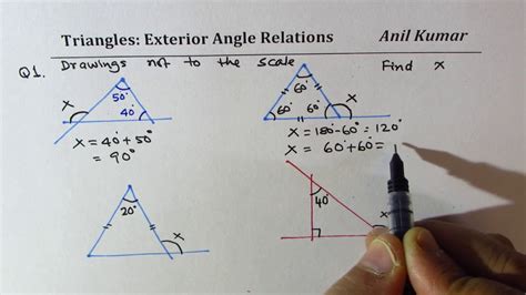 Interior And Exterior Triangle Angles Calculator | Cabinets Matttroy