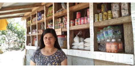 Ms. Mary Jane Selecia, sari-sari store owner in Manguindanao, Philippines.