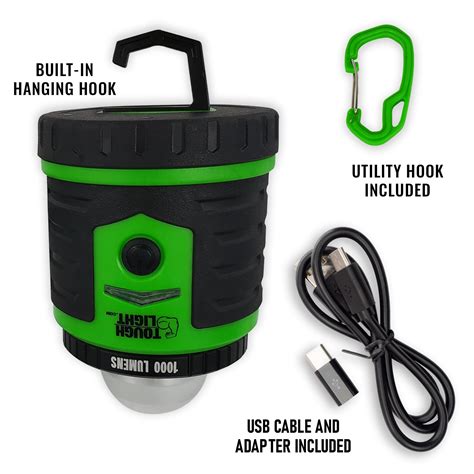 Tough Light 1000-LR Rechargeable LED Lantern (Green)