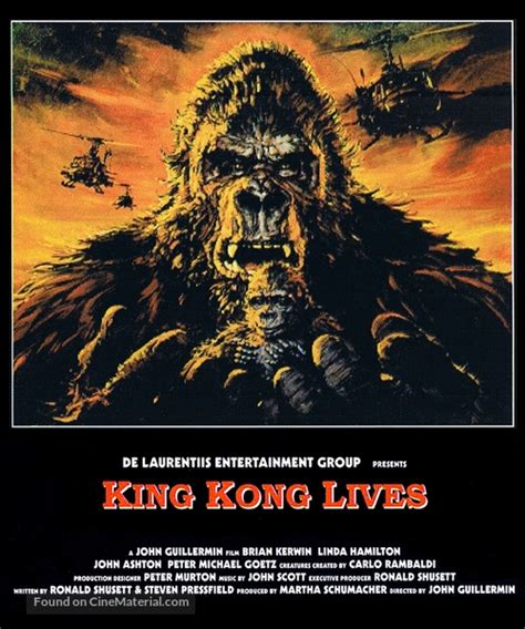 King Kong Lives (1986) movie poster