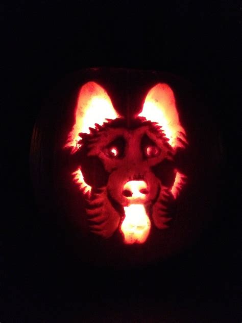 German Shepherd Carved Pumpkin | Pumpkin carving, German shepherd, Cute animal drawings