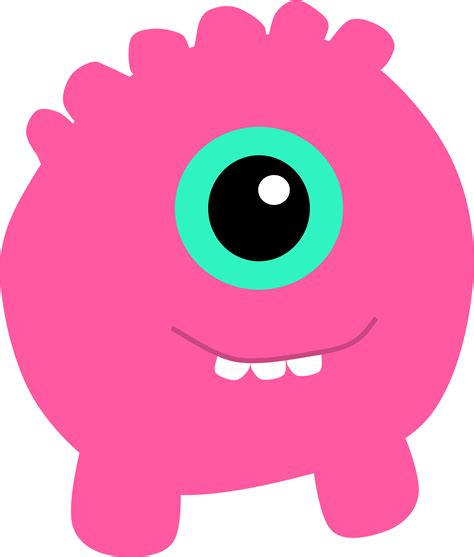 Clipart - Pink Monster | Monster quilt, Monster clipart, Monster craft