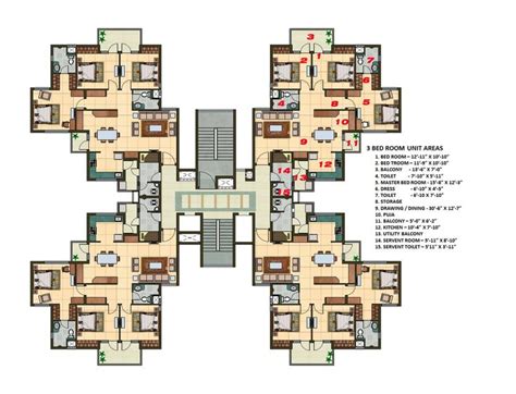 Cluster House Floor Plan - floorplans.click