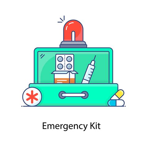 Trendy vector of emergency kit, flat vector style 5187444 Vector Art at Vecteezy