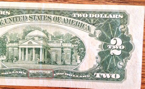 1953 Series " United States Note " Two Dollar Bill - Red Seal