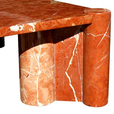 1965 Vintage Knoll Gae Aulenti Jumbo Marble Coffee Table | Chairish