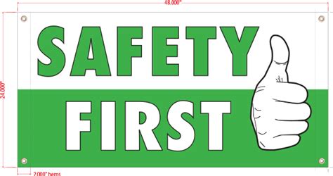 Download Safety First Vinyl Banner - Safety First Logo PNG Image with No Background - PNGkey.com