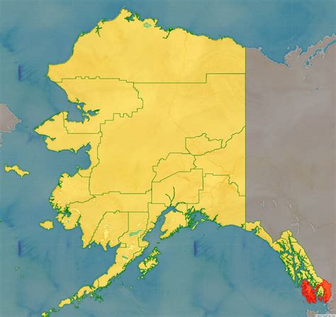 Map of Prince of Wales-Outer Ketchi Census Area, Alaska - Địa Ốc Thông Thái