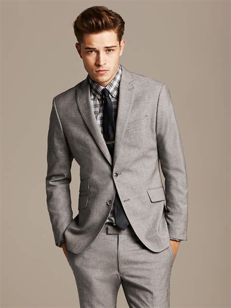 Men's Slim Fit Suit Coat - Mens Coat Slim Fit Wedding Casual Blazer ...