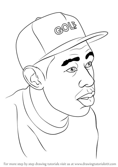 How to Draw Tyler, The Creator (Celebrities) Step by Step ...