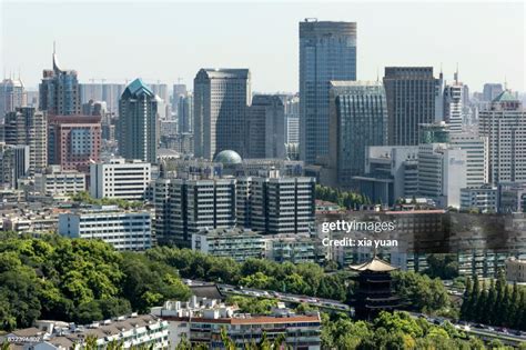 Hangzhou Downtown Skylinechina High-Res Stock Photo - Getty Images