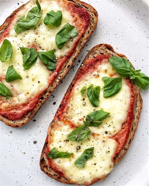 Grilled Sourdough Margherita Pizza Toast - Nourish & Tempt