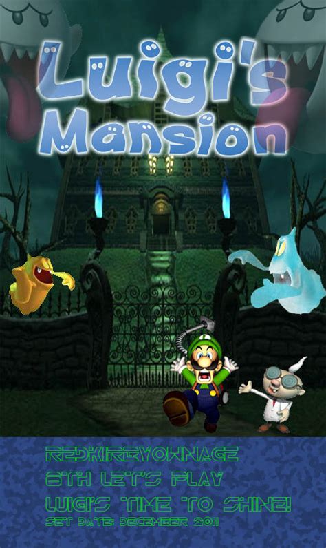 Luigi's Mansion Poster by RedKirbyownage on DeviantArt