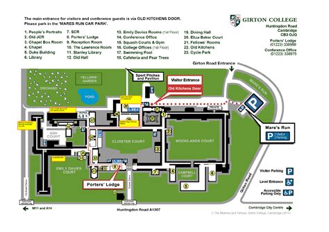 Girton Map | Cambridge Russian-Speaking Society