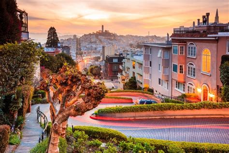 Visit Lombard Street: driving down the crooked street of San Francisco