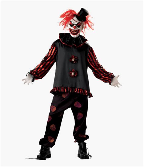 Transparent Scary Clown Png - Killer Clown Costume, Png Download , Transparent Png Image - PNGitem