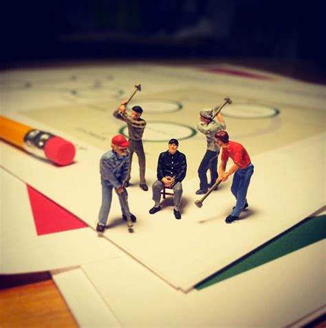 These Clever Photos Of Miniature Figures Take You Through Life In An Agency