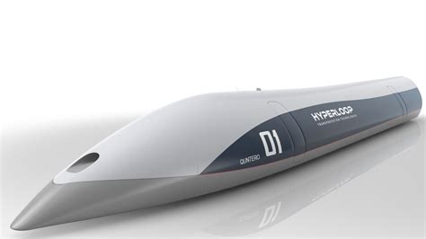 Hyperloop train 3D model - TurboSquid 1446992