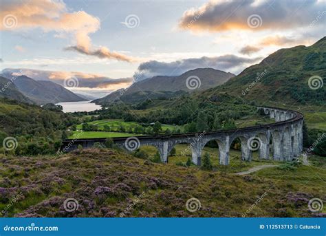 Famous Glenfinnan Railway Viaduct in Scotland Stock Image - Image of arch, landmark: 112513713