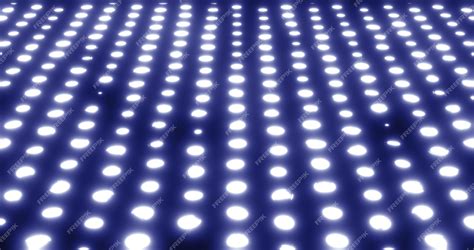 Premium Photo | Abstract background of blue flashing dots