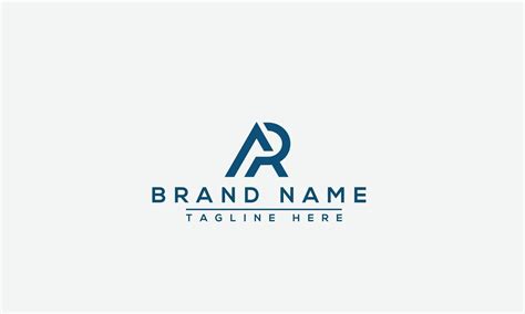 AR Logo Design Template Vector Graphic Branding Element. 10946622 ...