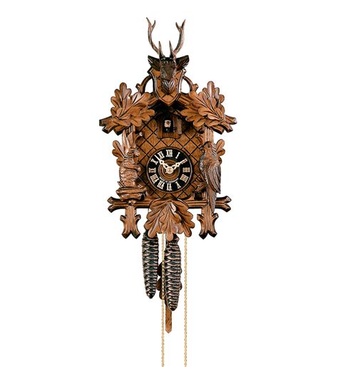 Original handmade Black Forest Cuckoo Clock / Made in Germany 2-1256-2nu - The world of Cuckoo ...