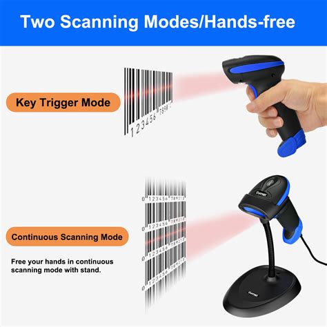 Enhance Efficiency with our Handheld 2D Barcode Scanner with Stand | LENVII C300