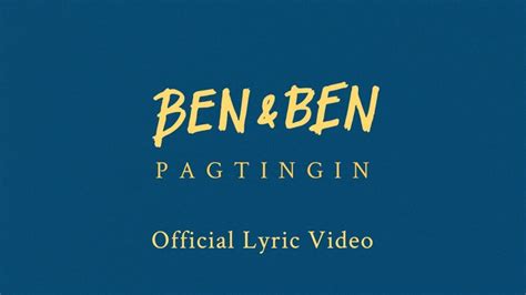 Ben&Ben - Pagtingin | Official Lyric Video - YouTube