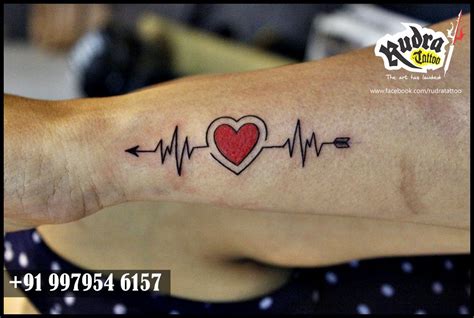 Top more than 84 heartbeat tattoo with date super hot - in.cdgdbentre